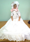 Lucia 19th Century 16  Pierotti Poured Wax Shoulder-head Antique Doll Circa 1896