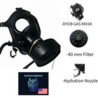 Safeguardian 4 Gas Mask Israeli And 4 Premium 40mm Filter Face Respirator New 