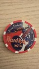 Hard Rock Hotel Las Vegas  5 Casino Chip Happy Holidays 2006 Santa Ltd 3500