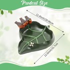 Leaf Shaped Gutter Downspout Splash Block Bird Garden Statue