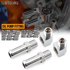 Oil Pump Fitting For Harley Shovelhead Evo Fl Fx Fxst Flst Fxd Fxr Flt Chrome
