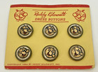 1954 Vintage Lot Reddy Kilowatt Dress Buttons 6 In Each Package  4 Packages  24 