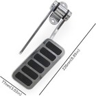 Universal Street Hot Rat Rod Aluminum Gas Pedal Firewall Mount Throttle Polished