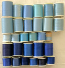 166 Wood  Plastic Thread Spools General Crafts  Sewing Many Colors 5 lbs Vtg Lot