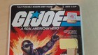 Vintage 1982 G i  Joe Snake Eyes Commando Full Uncut Card 9 Back Straight  Arm