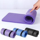 Yoga Mat With Carrying Strap Extra Thick High Density Exercise Gym Pad Non Slip
