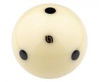 Aramith Tournament Black  Pool Cue Ball 2 1 4  6 Black Dots - Free Shipping