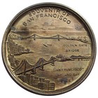 1939 Golden Gate Expo Medal  72mm Souvenir Of San Francisco  Made In Japan Token