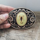 Lumious Scorpion Mens Belt Buckle - Western Cowboy Buckle