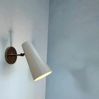 Mid Century Modern Pair Of Wall Sconce Stilnovo Brass Vintage Wall Lamps 1950 s