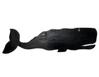 Whale Blue White Wash Humpback Whale Huge Hand Carved Humpback Wall Art Carving