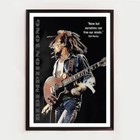 Bob Marley Redemption Song Poster  Reggae Music Wall Art  Vintage Rock Decor