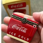 Boyds Bears Coca-cola Cooler Trinket Box Bearstone Collection 919910 Thirstin