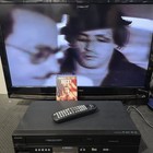 Philips Dvp3345vb f7 Black Vcr Dvd Combo Vhs Recorder W  Remote - Tested  read 
