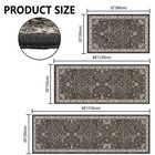 Kitchen Rug Sets Of 3 Washable Boho Kitchen Rugs Runner Carpets Non Slip Area