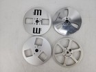 Lot Of 4 Vintage Metal 7  Inch Reel To Reel Audio Tape Take-up Pioneer Maxell
