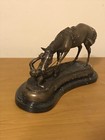 Delaware Park Horse With Jockey Statue Bronze Heavy Thoroughbred Kentucky Derby