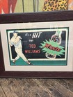 Vintage C  1940 Moxie Cardboard Sign Baseball Coca Cola 7up Pepsi Orange Crush
