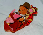Winnie The Pooh Tigger Piglet Thanksgiving Canoe Pilgrims Stuffed Plush Animals