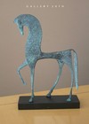 Superb  Mid Century Modern Bronze Etruscan Horse Sculpture  Vtg Weinberg 60s Art
