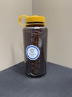 New - 32 Oz  Laker Red Wide Mouth Nalgene   Sustain Bottle With Golden Yellow Cap
