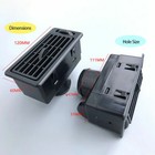 2x Car Universal Heat Ac Air Exhaust Vent Dash Ventilation Outlet For Rv Truck  