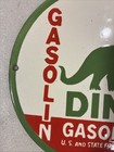 Vintage Sinclair Gasoline Porcelain Sign - Gas Motor Oil Pump Sign