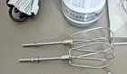 Kitchenaid Khm926 9 Speed White Hand Mixer W Beaters Dough Hooks Blender Rod   