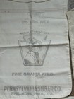 Lot Of 6 Vintage Rice   Sugar Cotton Sacks  Pennsylvania Sugar  Franklin Sugar 