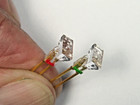 Qty 2  Rare Vintage Western Electric Leds Historic Nos  wedge Style 