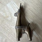 Vintage Hindu Brass Lama Alpaca Donkey Figurine
