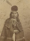 Apache Medicine Man Lg Cabinet Card Photograph 1880-84 Frank Randall Fort Apache