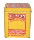 Vintage Lipton Tea Bag Tin Bristol Ware Ceylon Collectible Advertising