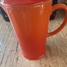 Le Creuset Ceramic French Press Coffee Maker Orange 0 8 Qt 4 Cup Lid Plunger