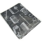 Vintage Barber Cape 2-pack Hair Salon Smock Black white Barber Tools Pattern Nib