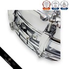 Ludwig Supraphonic 14x5 Snare Drum 1960s Keystone Badge Vintage Metal Sound