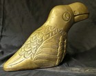 Beautiful Vintage Brass Toucan   3 25lbs   11  L X 4  W X 6 5 H