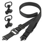 Tactical Quick Detach 1 2 Point Retro Rifle Sling W  2pk Mlok Sling Swivel Mount