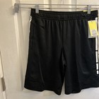Nwt All In Motion Boys Athletic Shorts Xl  16  Black Kids Drawstring Pocket