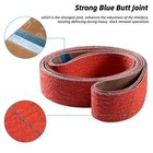 6 Pack 2x42 2  72 Ceramic Grinder Sanding Grinding Belts36-120grit Metal Steel