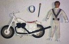 1972 Ideal Evel Knievel Stunt Cycle W complete 7    Evel Figure