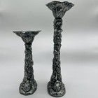 Vintage Arthur Court Rabbit Bunnies Taper Candle Holders 1990s Set Of 2 