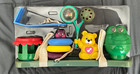 Vintage Snack Time Stroller Toy Bar Used In Box Untested Kids 2 