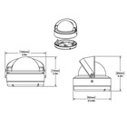 Ritchie Compass  Surface Mount  2 75  Dial  Black  S-53
