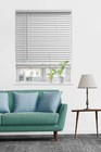 Mainstays 1  Cordless Room Darkening Horizontal Mini Blinds  White  34 w X 48 l