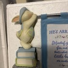 Hallmark Keepsake Once Upon A Story Bunny Baby Boy Birth Announcement Frame 