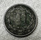 1881 Three Cent Nickel 3cn United States Obsolete Denomination Type Coin