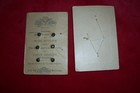 Vintage 1940 s 1950 s Cards Of Small Size Buttons Metallic And Mop s