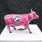 Cow Parade Cowbell 2001 Complete W  Box   Tag Item  9203
