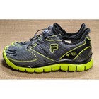 Fila Skeletors Kids Running Shoes Gray Neon Green Toe Shoes